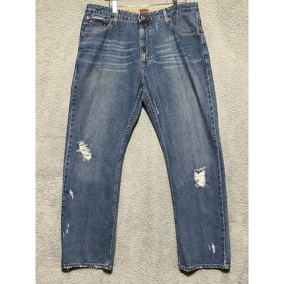 Tommy Hilfiger Other - Hilfiger Denim Red Label Freedom Fit Jeans Mens 36x32 Straight Vintage Y2K